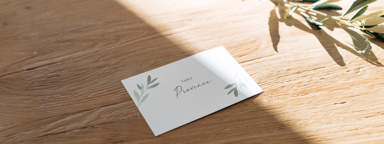 Tischkarten Hochzeit