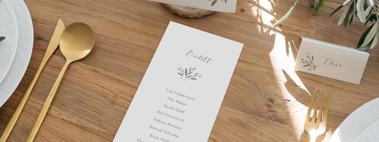 Sitzplan Hochzeit Vintage