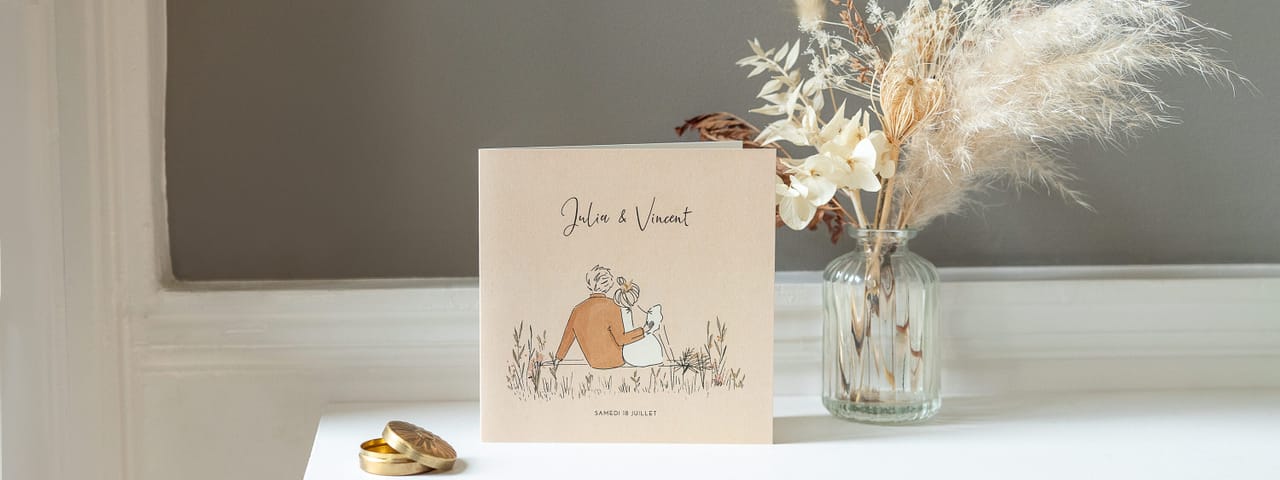 Faire-part de mariage chic & classique
