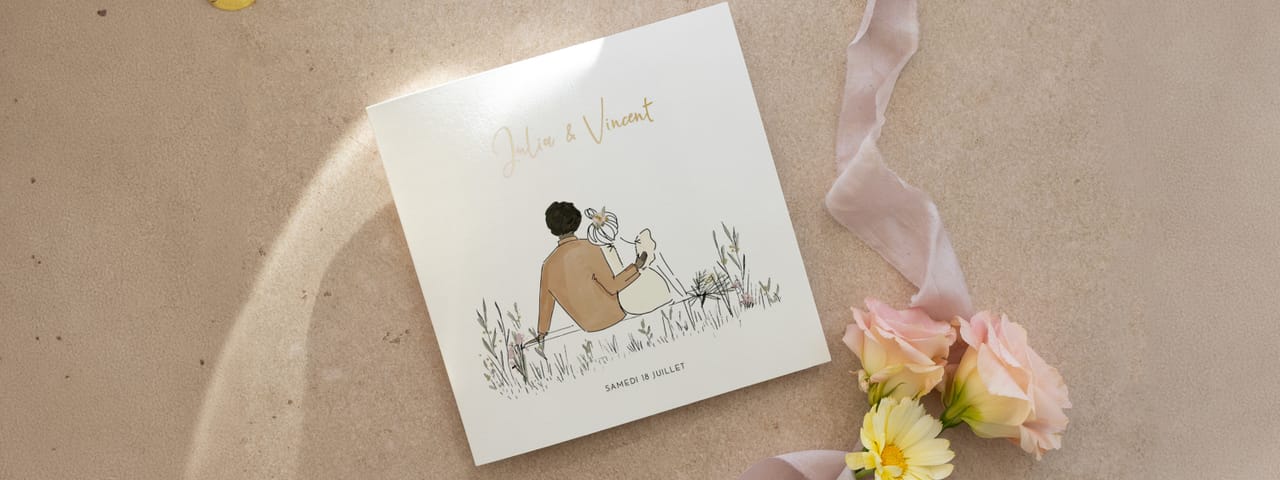 Faire-part de mariage original