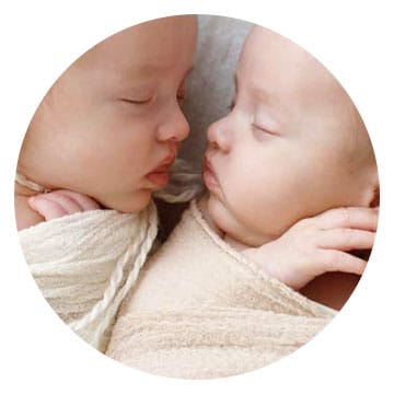 Faire-part naissance jumeaux