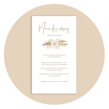 Carton menu