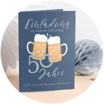 Einladungskarte Oktoberfest