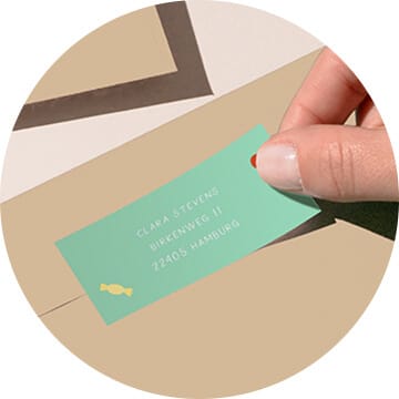 Absenderaufkleber Absenderaufkleber Einschulung