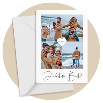 Mit Fotos Karten mit Fotos