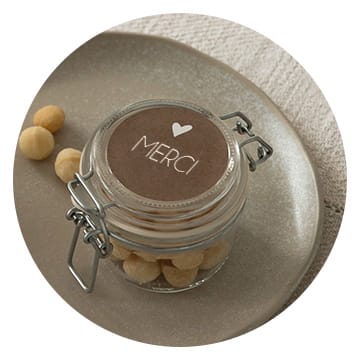 Étiquette autocollante mariage