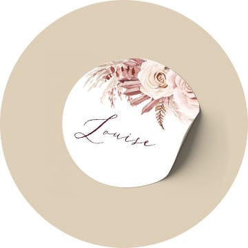 Étiquette autocollante