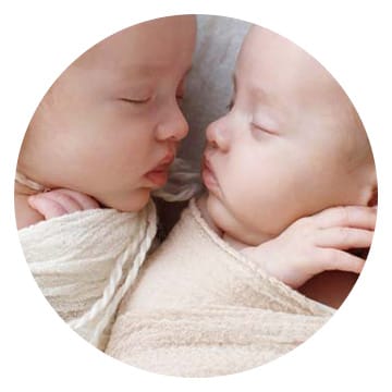 Geburtskarten Zwillinge