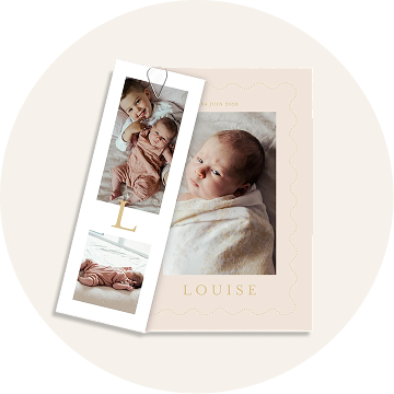 Faire-part naissance fille