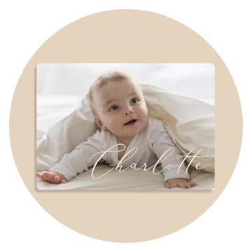 Faire-part naissance avec photo