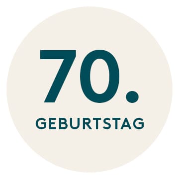 70. Geburtstag