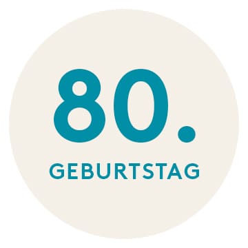 80. Geburtstag