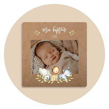 Faire-part baptême garçon