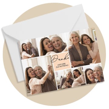 Mit Fotos Karten mit Fotos