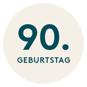 90. Geburtstag