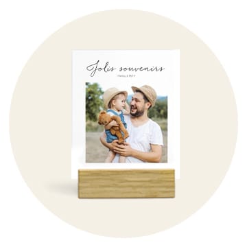 Porte-photos fête des pères