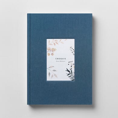 Carnet de dessin tissu photo