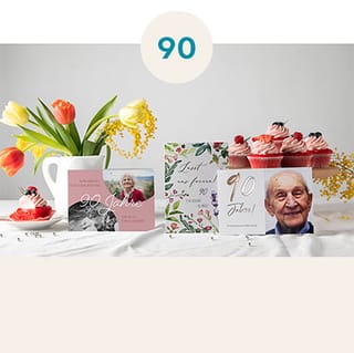 90. Geburtstagseinladungen