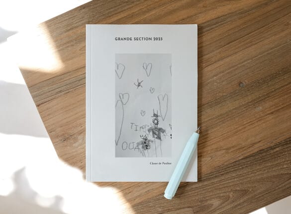 Carnet souple photo cadeau maîtresse