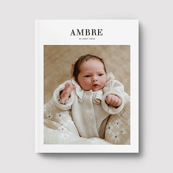 Album photo de naissance fille