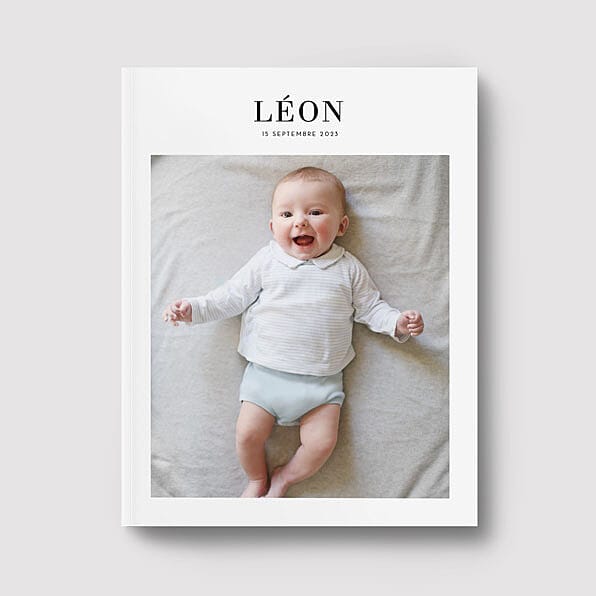 Album photo de naissance garçon