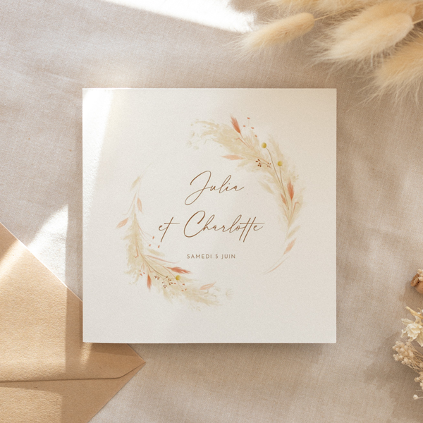 Faire-part mariage