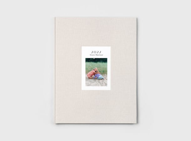 Livre photo tissu embossée