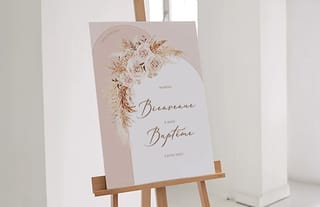 Panneau bienvenue baptême