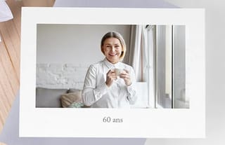 Carte invitation anniversaire 60 ans