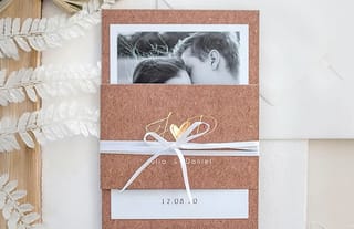 Faire-part mariage romantique