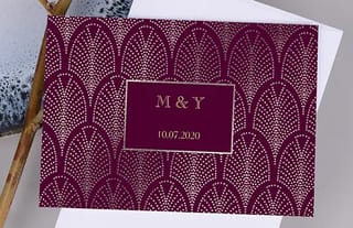 Faire-part mariage oriental