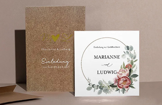 Einladungen Goldene Hochzeit