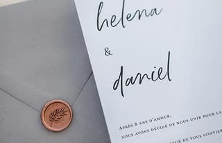 Faire-part mariage classique