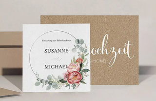 Einladungen Silberhochzeit