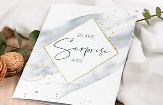 Carte invitation anniversaire adulte