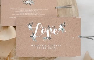 Faire-part mariage original