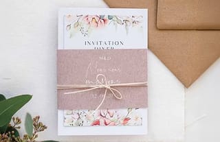 Faire-part mariage bohème