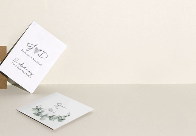 Einladungen zur Silberhochzeit