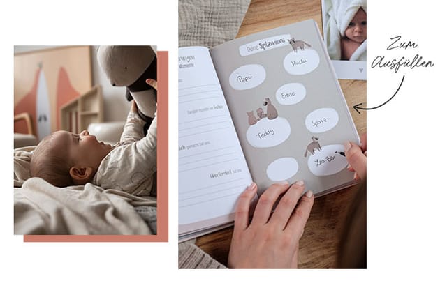 Erinnerungen Babytagebuch