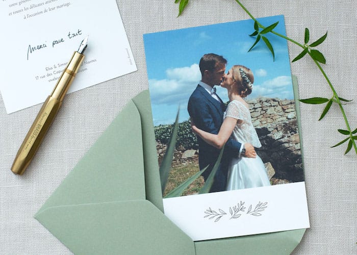 Présentation et mise en page texte faire part mariage