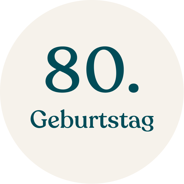80. Geburtstag