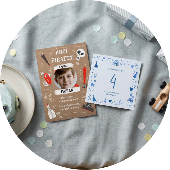 Kindergeburtstag Einladungen für Jungen