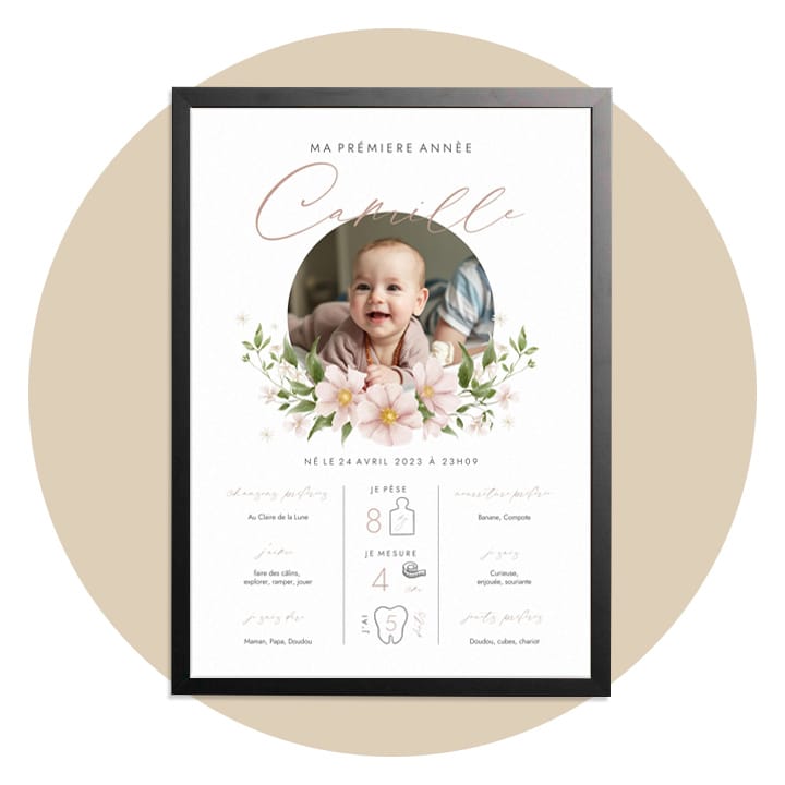 Affiche naissance