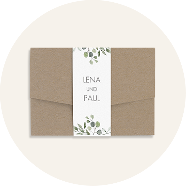 Kraftpapier Kraftpapier-Karte
