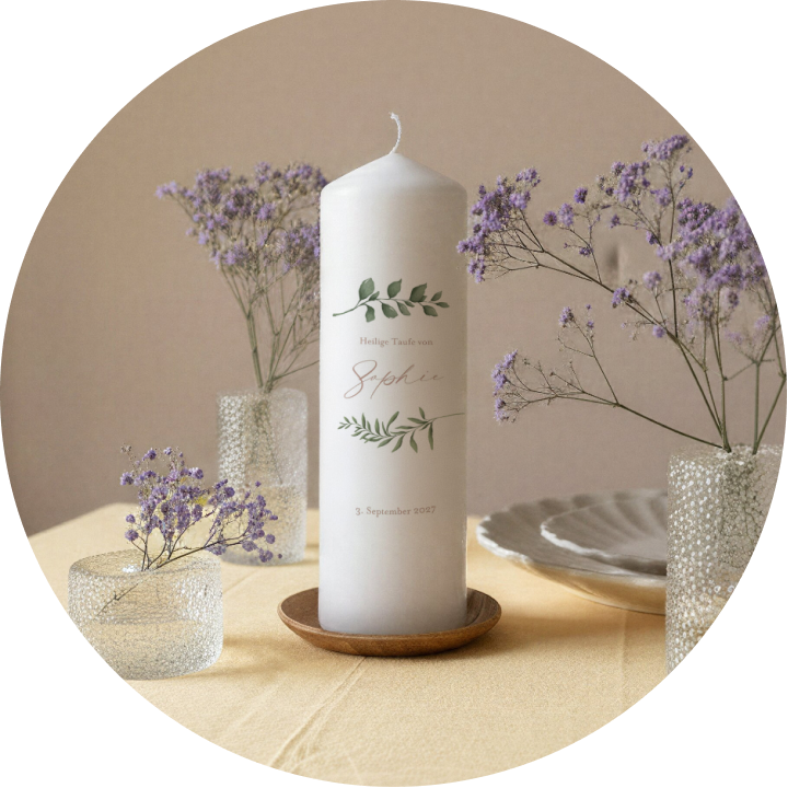 Slider Taufkerze