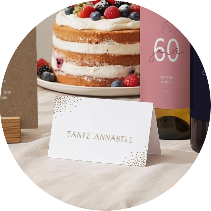 Tischkarten Geburtstag
