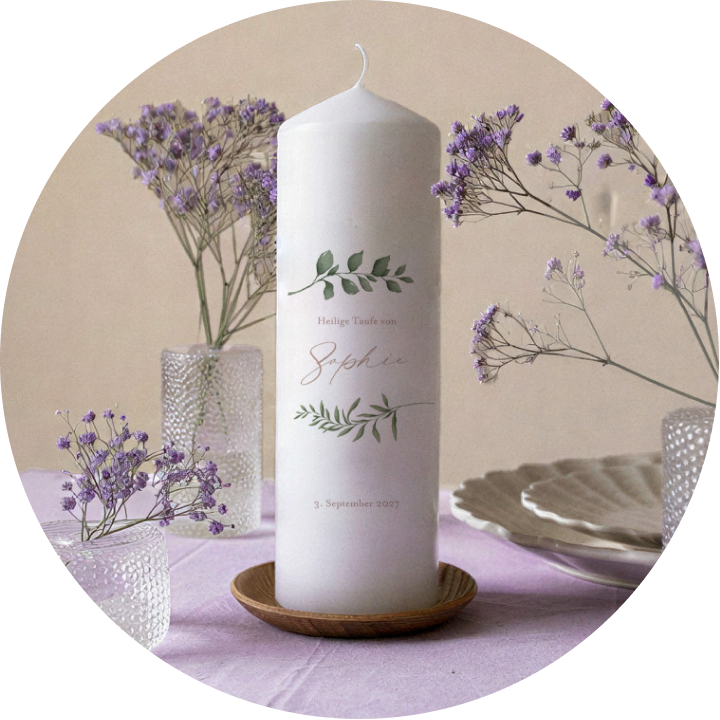 Slider Taufkerze