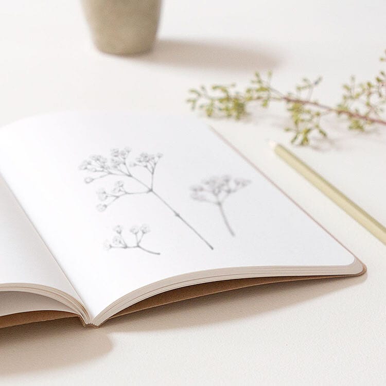 Modèle de carnet de dessin