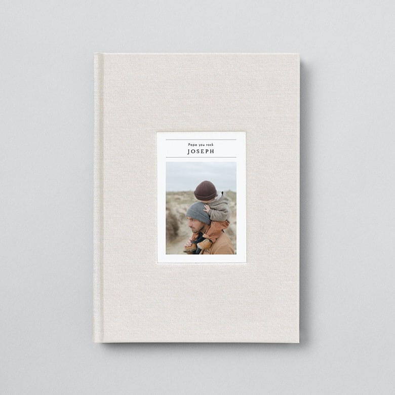 Carnet couverture tissu photo