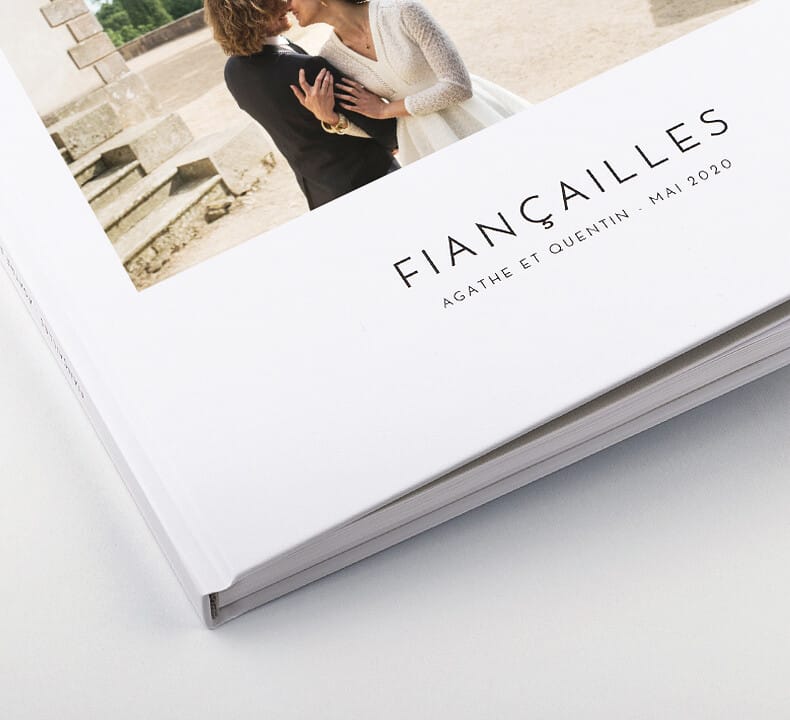 Grand Album Photo Mariage Professionnel 14x11 Pouces – 50 Pages – Couleur Ivoire – Neuf